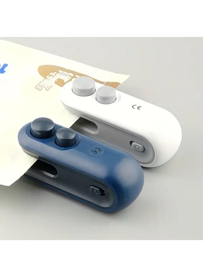 Blue Snack Bag Sealer With USB Cable Portable Magnetic Design Low Power Consumption - Image 3